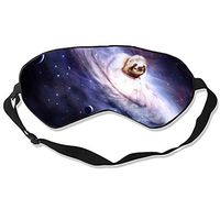 Sloth from Galaxt Sleep Eye Mask for Sleeping Contoured Eyemask Silk Best Night Blinder Eyeshade for Men Women Kids