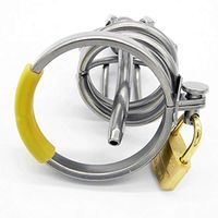 QJFZC-Chástí-ty Vírgǐnǐ-ty Dêvice Cǒck Câge Men Hypoallergenic Stainless Steel Ergonomic Design T-Shirt Suitable for Beginners - 133 (Size : 48mm)