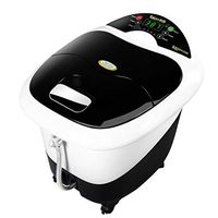 ZH Foot Tub Automatic Thermostatic Massage Footbath Heating Electric Foam Basin Deep Barrel Home Massage Pedicure