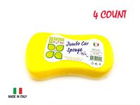 Uniware Jumbo Car Sponge,Top Quality Polyurethane Foam Multipurpose Cleaner Tool, Eco Friendly,Made in Italy (4)
