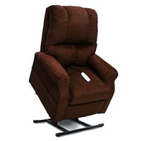 Pride L-225 Essential Collection 3-Position Full Recline Lift Chair with Inside Delivery and Setup Option (Cloud 9 Walnut, Inside Delivery and Setup)