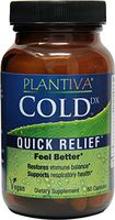 Plantiva ColdDx - (60 Capsules) Clinically Tested Natural Ingredients That Restore Health After Immune Challenges