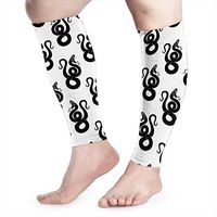 AP.Roon Men Women Poisonous Snake Calf Compression Sleeve Print Leg Support Calf Guards Sleeves Calf Pain Relief for Running