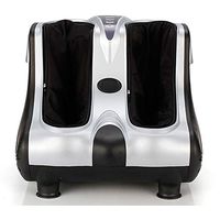 Leg Massager Foot Foot Foot Pedicure Instrument Heating Electric Leg Machine Foot Foot Calf Massage Instrument(Silver White)