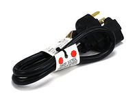 16AWG Power Extension Cord Cable, Black 3 Feet