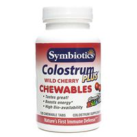 Symbiotics Colostrum Chewable Cherry 120 Tab