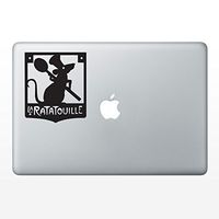 Ratatouille Black Decal//5.5" Sticker