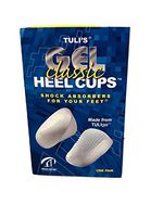 Tuli's Heel Cups Gel Medical Grade Standard Regular (Under 175 Lbs) 1 Pair (Pack of 3)