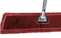 72" Microfiber Dust Mop Kit: (1) Red Microfiber Dust Mop, (1) Dust Mop Frame & (1) Ergonomic Dust Mop Handle