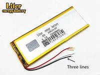 3 Lines 3.7V 3200mAh 3062147 Lithium Polymer Ion Rechargeable Battery Lithium Polymer Li-Po Battery for MP4 GPS MP3 Bluetooth Stereo DIY Gift