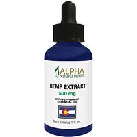 Hemp Oil Extract 500 Mg Organic Full Spectrum for Pain Relief, Anti-Anxiety, Anti-Inflammatory, Stress Relief, Better Sleep