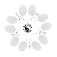 HealthmateForever 5P Pin White Pads (5P Large Oval Pads)