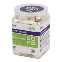 Flents Ear Plugs, 50 Pair, Ear Plugs for Sleeping, Snoring, Loud Noise, Traveling, Concerts, Construction, & Studying, NRR 29