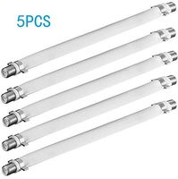 KANGDA CABLE Flat Coaxial RG6 F Type Jumper Cable for Windows and Doors 5pack