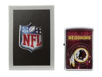 Zippo NFL Washington Redskins Street Chrome Pocket Lighter