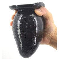 Beginner Ā'ñāl Training Plug Black Strawberry Comfortable Small Training Expander Toys Female Body Relax Massager