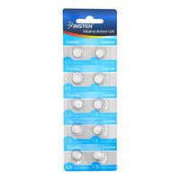 Insten 1.5V AG7 Alkaline Batteries Button Game Coin Cell Watch Battery (Pack of 20-Piece)
