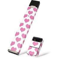 Skinit Decal Wrap for Juul E-Cigarette - Officially Licensed Skinit Originally Designed Plush Pink Hearts Design