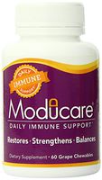 Moducare Daily Immune Support, Plant Sterol Dietary Supplement, Grape flavored , 60 chewable tablets