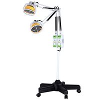 YLTTZ Infrared Light Heating Floor Lamp Double Head Floor Stand for Thermotherapy Muscle Pain Relief Improve Blood Circulation Vertical for Hospital Beauty Treatment TDP Non-Red Light 500W