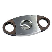 Prestige Import Group - Tri-Blade Turbine Style Cigar Cutter - Color: Stainless and Wood