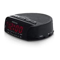 Memorex Am/fm Radio Large Red LED Display Alarm Clock (Black)