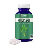 Policosanol 25mg Capsules by Ahana Nutrition – Policosanol Supplement to Support Cholesterol Levels and Cardiovascular Health (25mg - 90 Capsules)