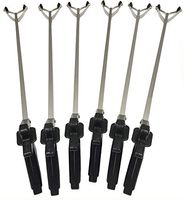 ArcMate EZ Reacher Standard Outdoor Suction Cup Reacher with Pistol Grip, Indoor Commercial and Outdoor Use, 4.5" Wide Jaw, 8lb. Capacity, Black, 40", 6 Pack (40S-6-FBA)