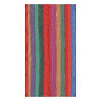 Caspari Balthazar Stripe Paper Guest Towel Napkins, 15 Per Package