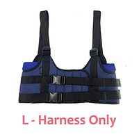 Back Stretcher Lumbar Spinal Decompression Stretching Device Therapy Back Brace Support Belt Decompress Harness Thoracic Spine Stretcher Alignment Back Pain Relief (Harness Only - L 43~48")