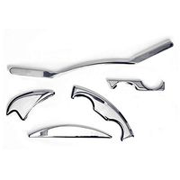 Gift2U 5PCS Gua Sha Scraping Massage Tool,Myofascial Tool Kit Stainless Steel Soft Tissue Mobilization Tool, Can be Usded as Special Physical Therapy Tools