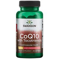 Swanson High Potency Coq10 300 Milligrams w/ 30 Milligrams Tocotrienols 300 Milligrams 60 Sgels