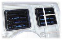Willpak Industries 2028 ABS Van Rear Window Louver for Ford Econoline