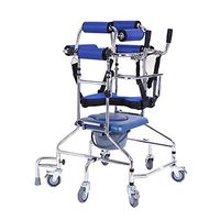 Rehabilitation Training Stand - Elderly Disabled Walker Walking Auxiliary Walker, with The Potty, Suitable for People Walking Inconvenient