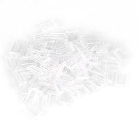 Rimless Frames Sleeves, 3 Types 100pcs New Plastic Compression Sleeves for Rimless Glasses Accessories Tools(01#)