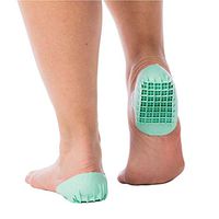 XGXQBS Gel Heel Cup, Shock Absorption and Cushion Inserts for Plantar Fasciitis and Heel Pain Relief,Green,Woman