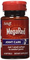 Schiff MegaRed Joint Care 60 Softgels Powerful Joint Pain Relief ,Comfort