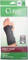 Curad Suede Lace-Up Wrist Splint, Right, Small