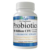 Complete, Energizing Nutritional Support to Balance/Protect Digestive System, Probiotics 50 Billion CFU, Digestive Gut Relief Non-GMO Formulated with an Impressive Pure Prebiotics Complex