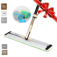 Silva Microfiber Mop Floor Cleaning System - Hardwood Floor Mop + 2 Washable Pads- Laminate, Tile, Walls, Vinyl - 18" Dry/Wet Dust Mop