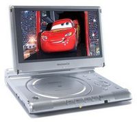 Magnavox MPD 850 8.5-Inch Portable DVD Player with Bag and 2 Headphones