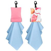 CHRUNONE Eyeglass Cleaning Wipes, Eyeglass Cleaner Microfiber Cleaning Cloth for Lenses, Phones, Screens, Other Delicate Surfaces (2PCS)