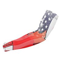 Sincerity First Vintage American Canadian Flag UV Protection Cooling Arm Sleeves for Sports Driving Men Women