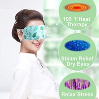 Wahah 8 Pack Lavender Scented Dry Eye Relief Heated Eye Masks,Heated Warm Eye Mask, Warm Sleep Eye Mask for Irritated Dry Puffy Fatigue Eyes, Heated Sleep Mask,Eye Massager,hot Compress mask
