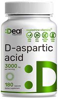 Deal Supplement D-Aspartic Acid DAA Capsules (180CAP)