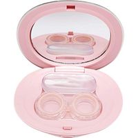 Contact Lens Case Ins girl New Thin Contact Lenses Case Eye contacts case (white)