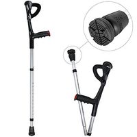 ZZYYZZ Collapsible Cane,Aluminum Foldable Elbow Crutch Arm Type Crutches Fracture for Seniors,Women,Men,2PCS