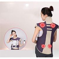 JMung Shoulder Heating Heat Pad Wrap Far Infrared Heating 7 Temperature can Adjust 10 Vibration Frequencies Soothing Pain Relief Warm Women and Men