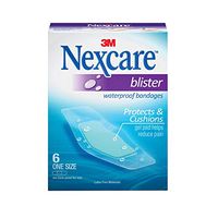 Nexcare Blister Waterproof Bandages, One Size 6 ea (Pack of 3)