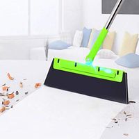 Efaster Multi-function Telescopic Magic Dust-free Sweeping Brush,Magic Broom Sweeper Dust Hair Bathroom Wiper Clean Broom,for Cleaning Desktop Sweeping Cleaning Windows Sweeping Wiping Water (Green)